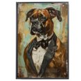 thumbnail image 2 of Boxer Wall Art Abstract Dog Posters - Boxer Dog Canvas Wall Art For Bedroom Decor - Vintage Posters - Gift For Mom, 2 of 6