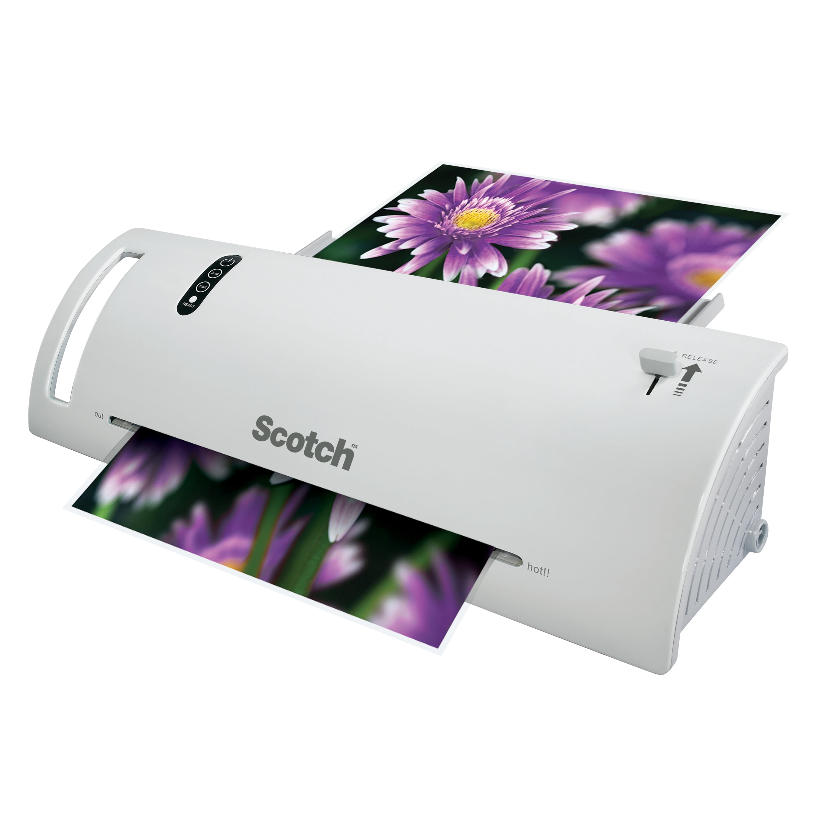 Scotch Thermal Laminator Value Pack: 1 Thermal Laminator Plus 25 Assorted Size Pouches, (TL902-25TP)