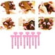 thumbnail image 5 of 10 Uds. Rodillos para Peinar El Cabello DIY, Rodillos de Espuma de Esponja Suave , do Rosado Salvador Rulos para el peinado del cabello, 5 of 10