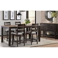 thumbnail image 3 of Intercon Furniture Beacon Transitional Wood Counter Table in Black/Walnut, 3 of 3