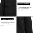 thumbnail image 5 of StrongEnough Track Jacket for Men, Stylish Lightweight Jacket with Breathable Technology, 100% Polyester Fabric with Cotton-Like Feel, 5 of 6