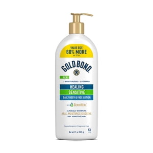 Gold Bond Healing Sensitive Daily Body And Face Lotion, 21 oz