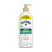 Gold Bond Healing Sensitive Daily Body and Face Lotion With Aloe Moisturizes, Heals and Soothes Dry, Sensitive Skin, Value Size, 21 oz.