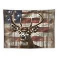 thumbnail image 5 of Orinice Deer American Flag Digital Rendering Tapestry Wall Hanging Unique Style Graphic Tapestries Home Decor for Living Room Bedroom Apartment 60x50inch, 5 of 6