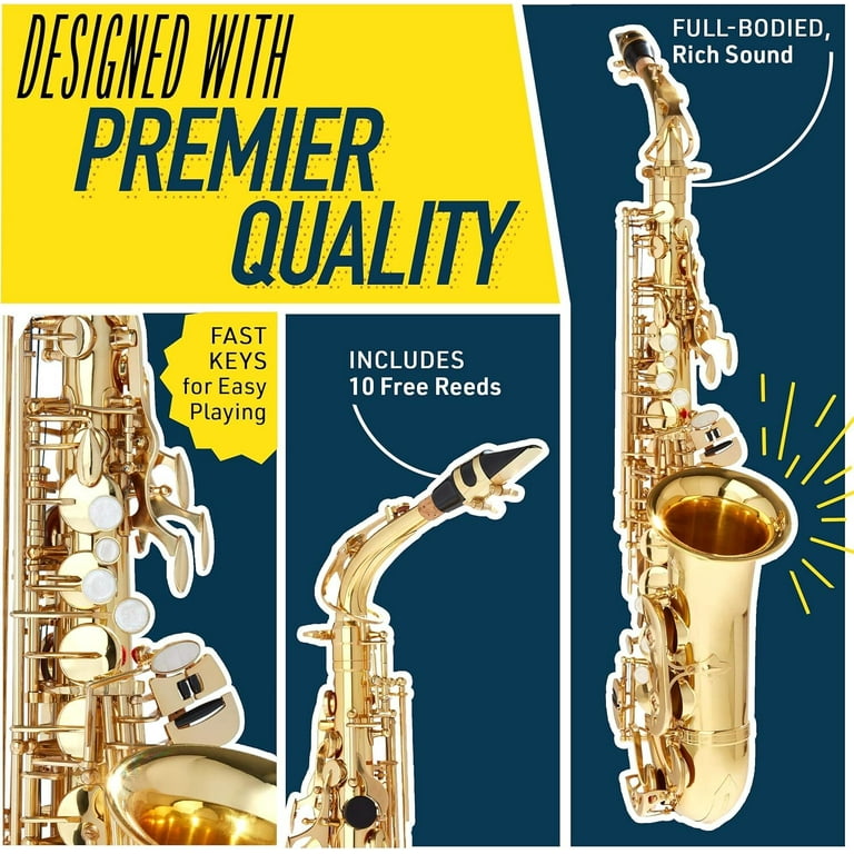 ク*ソ様 アルトサックスフォン Mendini By Cecilio mas-R Amazon.com: Mendini By Cecilio Alto Saxophone for Beginners, E