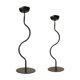 thumbnail image 3 of Candelabro de Metal con forma de pilar, candelabro para regalos de cumpleaños, soporte de vela ornamental para fiestas, mesa de boda, 2 uds., 3 of 7