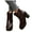 Brown, variant on Women's Platform High Heeled Ankle Boots Mid Calf Elastic Dressy Booties with Side Zipper