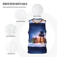 thumbnail image 3 of Sikiie Lantern On Snow With Christmas Basketball Jersey Reversible Men's Mesh Athletic Sports Shirts Training Practice S-4XLX-Large, 3 of 6