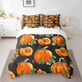 thumbnail image 2 of YST Ensemble Douillette Citrouille d'Automne 7 Pcs, Sac de Literie Feuille d'Automne pour Très Grand Lit, Polyester, 2 of 5