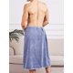 thumbnail image 4 of Toalla de baño Toalla de baño ajustable para hombre con cierre a presión Toalla de baño absorbente súper suave grande con bolsillo 80x150cm, 4 of 5