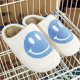 thumbnail image 3 of Blanco con pantuflas sonrientes azules - 41/42 Se adapta a 40 y 41 pies Adepaton WMCH-512, 3 of 5