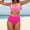 *Pink, variant on ClodeEU Women's High Waisted Bikini Set ,Fashion Two Piece Swimsuit Army Green,Womens Plus L