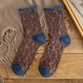 thumbnail image 1 of Dyfzdhu Women New Socks Rolled Edge National Wind Tube Socks Japanese Retro Socks, 1 of 3