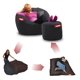 thumbnail image 2 of Puff Cama Individual Baggy 2 en 1 Negro 100 x 180 cm, 2 of 3