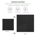 thumbnail image 4 of SWETRACE Serviette 50 Pcs Design Noir Classique pour Mariage et Festivals, 4 of 4