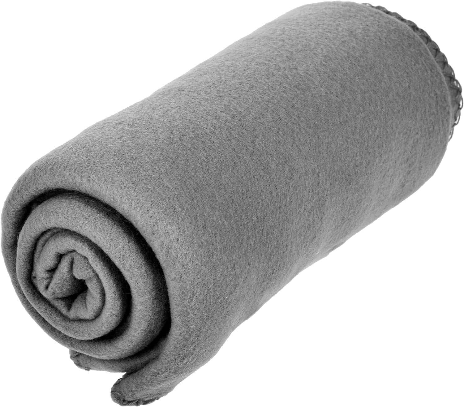 Imperial Home Fleece Blankets Bed, Travel & Throw Blanket Bulk Pack, Gray 12-Pack