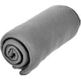 thumbnail image 4 of Imperial Home 50” x 60” Soft Fleece Throw Blanket for Home & Travel, Gray 24-Pack, 4 of 7