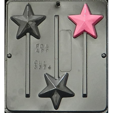 Fine Molds Star - 3374 Star Lollipop Chocolate Candy Mold