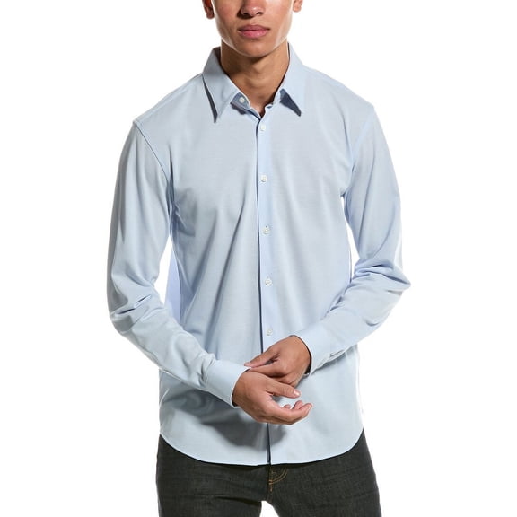 Theory mens Irving Shirt, XL, Blue