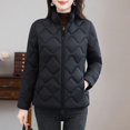 thumbnail image 6 of Women's Winter Short Puffy Coat Hooded Thermal Insulated Jacket For Cold Weather Fashionable Outerwear, 6 of 9