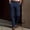 Navy, variant on Men's Dress Pants Button Fly Straight Fit Office Trousers Work Pants for Business Casual Navy Size 3XL