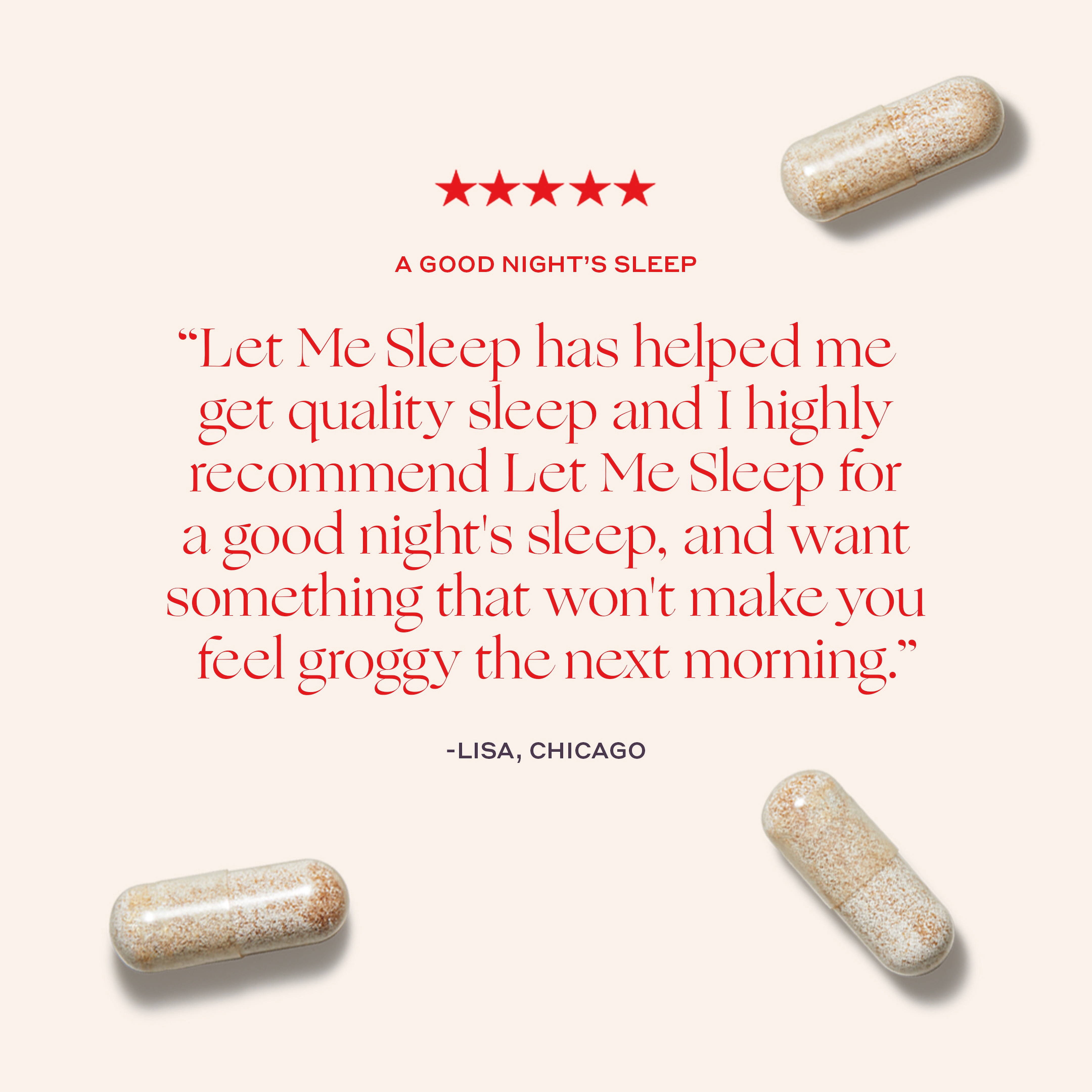 Womaness Let Me Sleep Menopause Sleep Support & Nighttime Support with Magnesium, GABA,Chamomile, & Micro Active Melatonin, 30 Capsules
