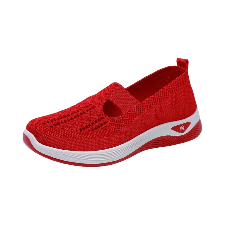 Red Slip-On Foam Shoes Slip-On Lightweight Recovery Foam Shoes | GreaterGood main image 2
