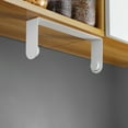 thumbnail image 4 of YIGII Paper Towel Holder Under Cabinet - Stainless Steel Adhesive Paper Towel Rack Wall Mounted for Kitchen(White), 4 of 5
