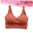 thumbnail image 4 of Greenadscape Bra Deportivo Marrón Para Yoga Con Textura Cómoda Y Transpirable, 4 of 8