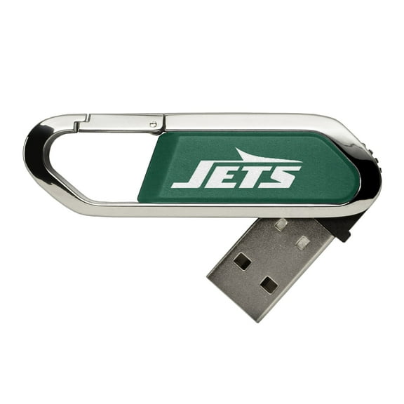 New York Jets Solid Clip 64GB USB Flash Drive