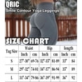 thumbnail image 2 of QRIC Women Leggings Smile Contour High Waist Workout Gym Yoga Pants Tummy Control Activewear Slimming Tights, 2 of 6