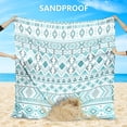 thumbnail image 3 of Alfombra de playa Blanket HIHOHO, impermeable y resistente a la arena, 201 x 211 cm, 3 of 5