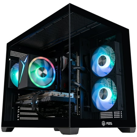 ABS Flux II Aqua Gaming PC - Windows 11- Intel Core 5 120 - Intel Arc A580 - 16GB DDR4 - 1TB - ABSWMT120A580