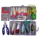 thumbnail image 1 of Kit de señuelos de pesca Caja de aparejos de pesca Crankbaits Spinnerbaits Gusanos de plástico Señuelos 94 piezas, 1 of 3