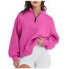 thumbnail image 7 of Admvng Sweatshirt for Women Fashion Casual Color Zip Lapel Long Sleeve Sweater Blouse，Size S-2XL, 7 of 7