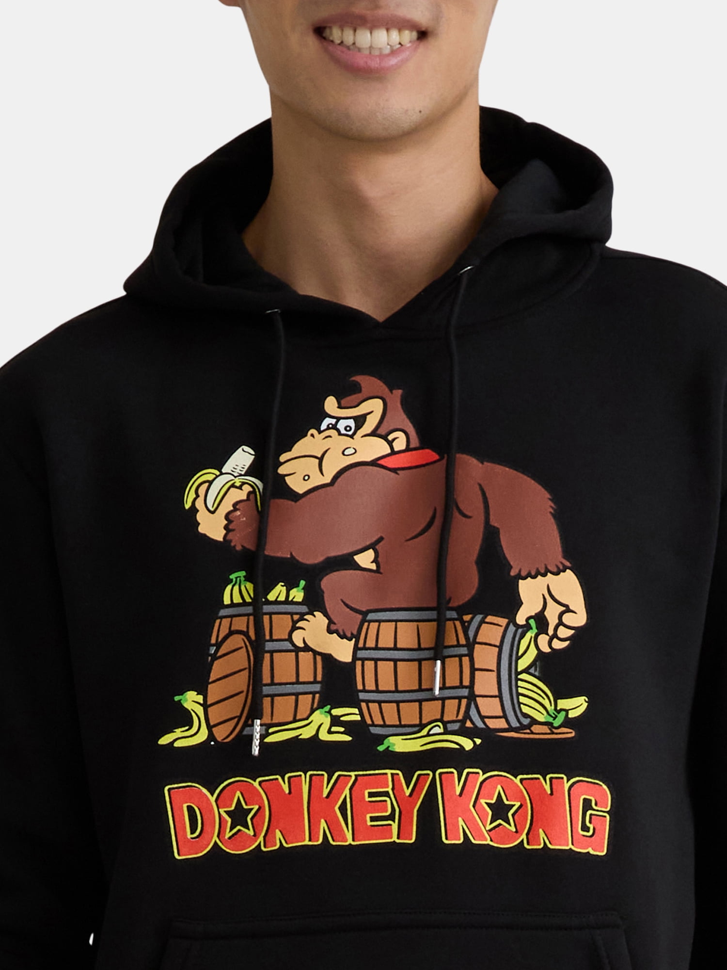 ★人気★【WILD DONKEY】★LOGO PRINTING HOODIE★パーカー★ Donkey Kong Men's and Big Men's Graphic Hoodie Sweatshirt