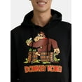 thumbnail image 4 of Donkey Kong Men's and Big Men's Graphic Hoodie Sweatshirt, Sizes S-3XL, 4 of 5