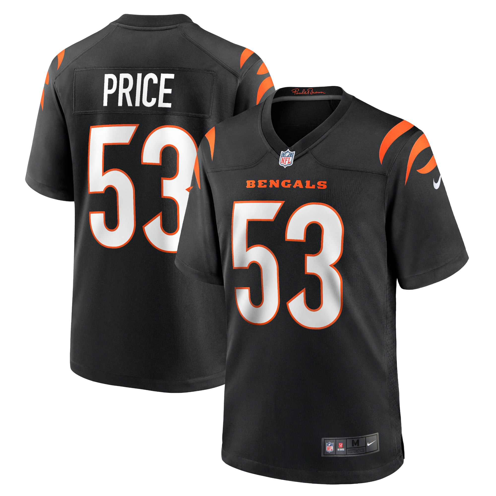 Billy Price Cincinnati Bengals Nike Game Jersey - Black - Walmart.com