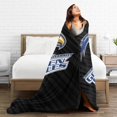 thumbnail image 5 of Cornerstone Aa University Logo Fleece Blanket, Very Soft Microfiber Flannel Blanket for Couch Warm and Cozy for All Seasons, 5 of 6
