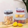thumbnail image 3 of Vacuum Container Stackable Multipurpose Oven Airtight Food Storage Container for Dry Foods Salads Kitchen Fruits Vegetables, 3 of 5