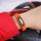 thumbnail image 5 of Sonducket Digital LED Distancia para Caminar Podómetro Calorías Deporte Fitness Muñeca Reloj de Silicona Relojes naranja, 5 of 6