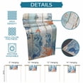 thumbnail image 6 of Blue Red Seahorse Coastal Table Runner 120 Inches, Teal Wood Beach Coral Nautical Bed Runner Dresser Scarves Tabletop for Indoor Outdoor Parties/Ceremony/Banquet, 13"x 120", 6 of 9