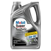 Mobil Super Synthetic Motor Oil 5W-30, 5 Quart