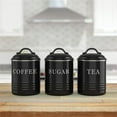 thumbnail image 2 of Designs Airtight Kitchen Canister Decorations with Lids, Metal Rustic Farmhouse Country Decor Containers for Sugar Coffee Tea Storage, 2 of 6
