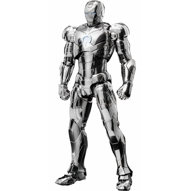 Threezero DLX Iron Man Mark 2 Chrome Figura