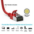 thumbnail image 4 of Cat 8 U/FTP Slim Ethernet Network Cable, 30AWG, Red - 3ft, 4 of 5