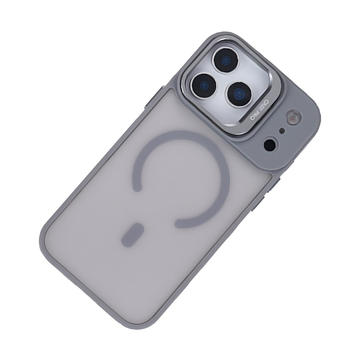 Strong Magsafe Camera Stand Case for iPhone 17 Pro Max - Gray