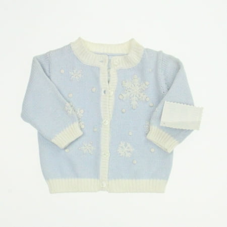 

Pre-owned Hartstrings Girls Blue | White Sweater size: 6 Months