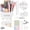 White, variant on Pink Office Desk Accessories, 15pcs Office Supplies 360°Pen Holder , Stapler, Staple Remover, Tape Dispenser,Tape Refills, Binder Paper Clips Kit, Scissor, Cute Desk Accessories for Women Gift Set