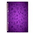 thumbnail image 2 of WOBOGO Purple Halloween Background Notebook College Horizontal Grid Paper Ink Spill Resistant Water Resistant Cover 8.3x5.7x0.4in, 2 of 8